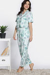 Zivame 2 Mile Fashion Knit Poly Pyjama Set - Antique White — thumbnail 3